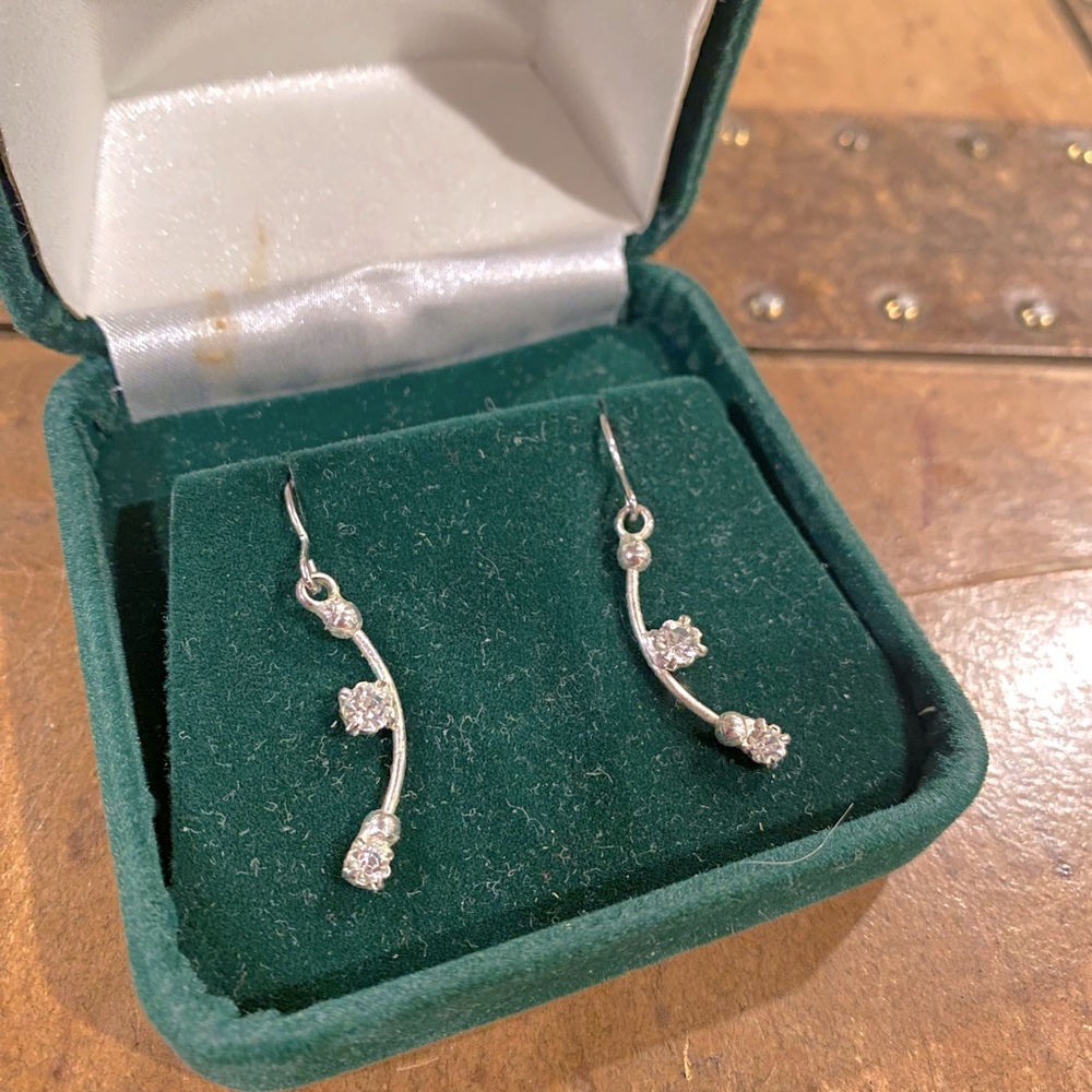 Extra sparkly rhinestone earrings